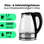 Bomann WKS 6032 G CB Βραστήρας 1.7lt 2200W Ασημί - Image 5