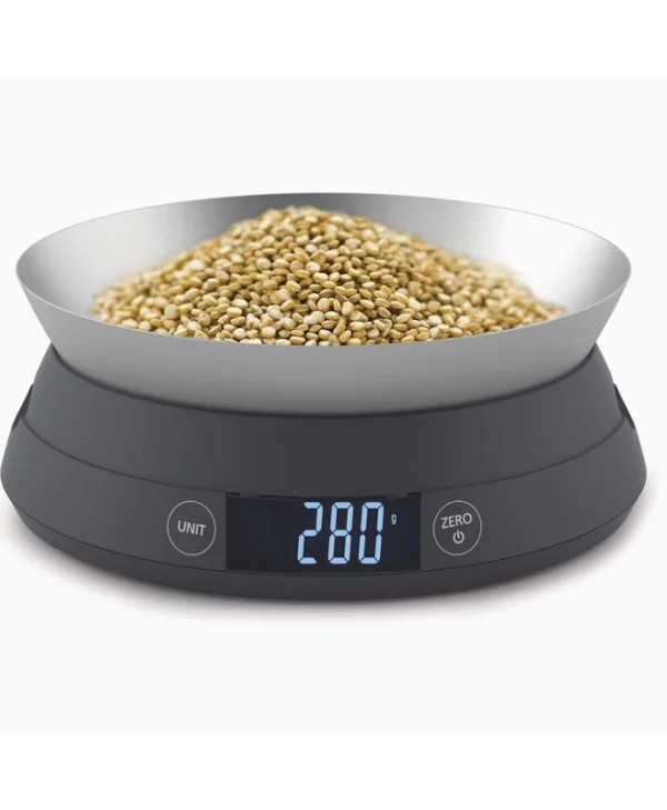 Joseph Joseph Switch Kitchen Scale Ψηφιακή Ζυγαριά Κουζίνας με Κάδο έως 5kg Γκρι 40054