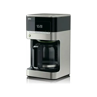 Braun PurAroma 7 KF 7120 Black Προγραμματιζόμενη Καφετιέρα Φίλτρου 1000W Silver KF 7120 BK