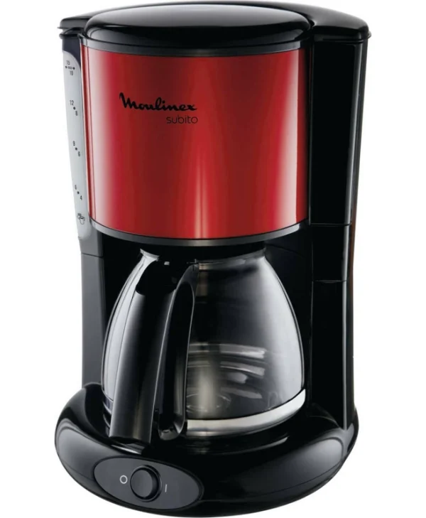 Moulinex Subito Καφετιέρα Φίλτρου 1000W Red FG360D