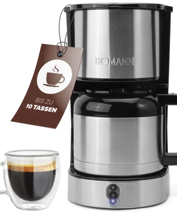 Bomann Ka Καφετιέρα Φίλτρου 800W 660661