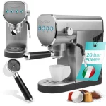 Profi Cook PC-ES-KA1265 Μηχανή Espresso 1360W Πίεσης 20bar Γκρι 501265