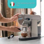 Profi Cook PC-ES-KA1265 Μηχανή Espresso 1360W Πίεσης 20bar Γκρι 501265 - Image 4