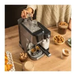Cecotec Power Espresso 20 Cream Μηχανή Espresso 1350W Πίεσης 20bar για Cappuccino Ασημί 651 - Image 2