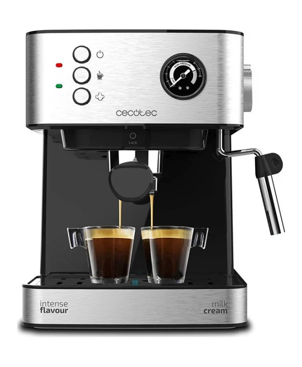 Cecotec Express Power Espresso 20 Μηχανή Espresso 850W Πίεσης 20bar Ασημί 1556