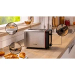 Bosch Φρυγανιέρα 2 Θέσεων 970W Inox TAT6M420 - Image 2