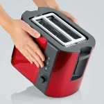 Severin Φρυγανιέρα 2 Θέσεων 800W Κόκκινη 2217 - Image 5