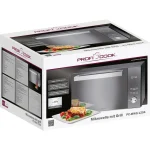 Profi Cook PC-MWG 1204 Φούρνος Μικροκυμάτων με Grill 23lt Μαύρος 501204 - Image 2