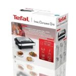 Tefal Τοστιέρα Γκριλιέρα 1000W Inox GC 270 D - Image 5