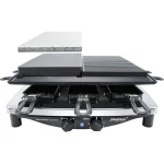 Steba RC 4 Plus Deluxe Επιτραπέζια Ηλεκτρική Ψησταριά Raclette Λείας και Αυλακωτής Πλάκας 1450W με Ρυθμιζόμενο Θερμοστάτη 39x37εκ. 622300 - Image 9