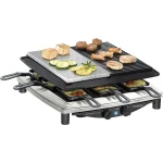 Steba RC 4 Plus Deluxe Επιτραπέζια Ηλεκτρική Ψησταριά Raclette Λείας και Αυλακωτής Πλάκας 1450W με Ρυθμιζόμενο Θερμοστάτη 39x37εκ. 622300 - Image 10
