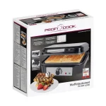 Profi Cook PC-WA 1240 Βαφλιέρα για Τετράγωνες Βάφλες 2 Θέσεων 1000W 501240 - Image 2