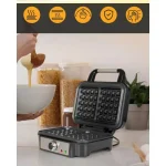 Profi Cook PC-WA 1240 Βαφλιέρα για Τετράγωνες Βάφλες 2 Θέσεων 1000W 501240 - Image 6