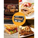 Profi Cook PC-WA 1240 Βαφλιέρα για Τετράγωνες Βάφλες 2 Θέσεων 1000W 501240 - Image 8