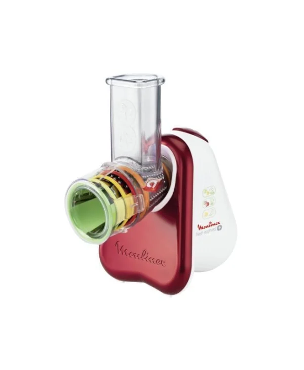 Moulinex Fresh Express Plus Κόφτης Λαχανικών / Φρούτων 200W Κόκκινος DJ 756 G