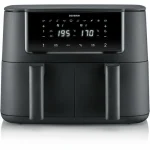 Severin Air Fryer με Διπλό Αποσπώμενο Κάδο 8lt Μαύρο FR2463 FR 2463