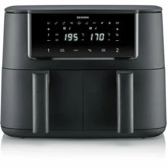 Severin Air Fryer με Διπλό Αποσπώμενο Κάδο 8lt Μαύρο FR2463 FR 2463