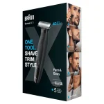 Braun XT3200 Ξυριστική Μηχανή Προσώπου / Σώματος Επαναφορτιζόμενη 206334 - Image 3