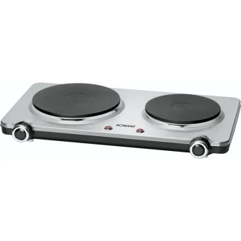 Bomann DKP 5033 E CB Επιτραπέζια Εστία Εμαγιέ Διπλή Inox 650331