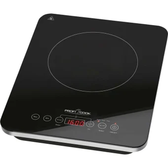 Profi Cook PC-EKI 1062 Επιτραπέζια Εστία Επαγωγική Μονή Μαύρη