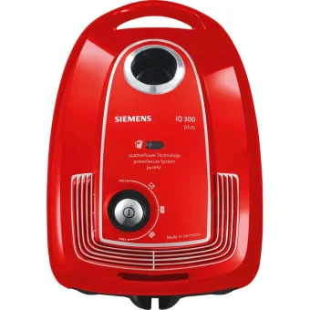 Siemens Iq300 Ηλεκτρική Σκούπα 750W με Σακούλα 4lt Κόκκινη VSP3AAAA