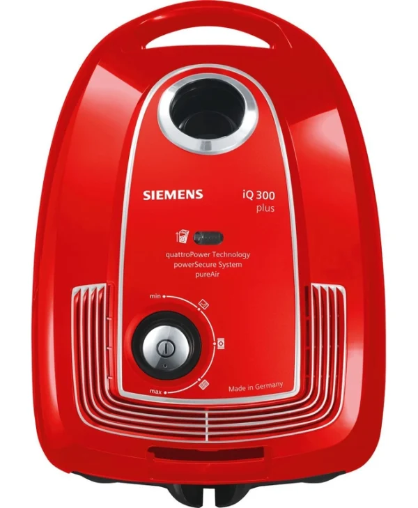 Siemens Iq300 Ηλεκτρική Σκούπα 750W με Σακούλα 4lt Κόκκινη VSP3AAAA