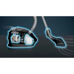 Siemens Iq300 Ηλεκτρική Σκούπα 750W με Σακούλα 4lt Κόκκινη VSP3AAAA - Image 8