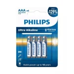 Philips Ultra Αλκαλικές Μπαταρίες AAA 1.5V 4τμχ Phil-LR03E4B/10 - Image 4