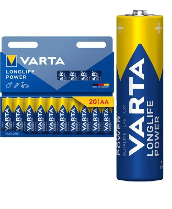 Varta Longlife Power Αλκαλική Μπαταρία AA 1.5V 04906 121 720