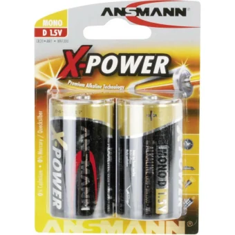 Ansmann X-Power Αλκαλικές Μπαταρίες D 1.5V 2τμχ 5015633