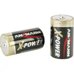Ansmann X-Power Αλκαλικές Μπαταρίες D 1.5V 2τμχ 5015633 - Image 2
