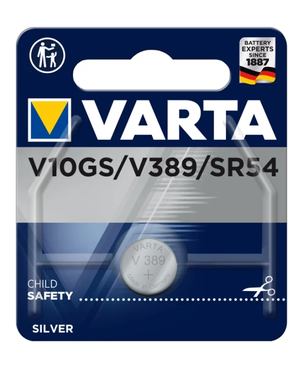 Varta V389 Μπαταρία Silver Oxide Ρολογιών SR54 1.55V 1τμχ 0389101111