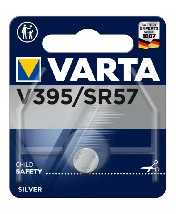 Varta V395 Μπαταρία Silver Oxide Ρολογιών SR57 1.55V 1τμχ 0395101111