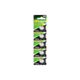 GP Batteries Lithium Cell Μπαταρίες CR2016 3V 5τμχ GPCR2016STD123C5