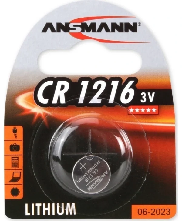 Ansmann Μπαταρία Λιθίου Ρολογιών CR1216 3V 1τμχ 1516-0007