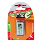 Ansmann Επαναφορτιζόμενη Μπαταρία 9V Ni-MH 300mAh 1τμχ 5035453 - Image 4