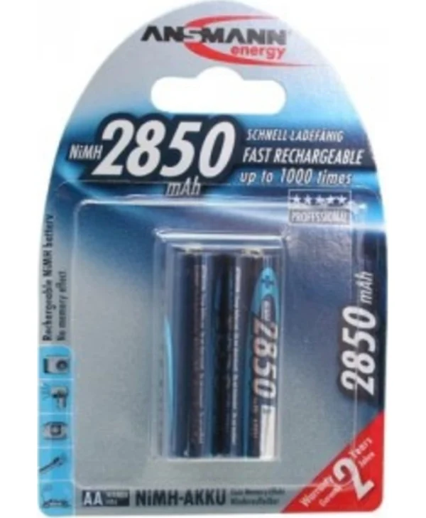 Ansmann Επαναφορτιζόμενες Μπαταρίες AA Ni-MH 2850mAh 1.2V 2τμχ 5035202