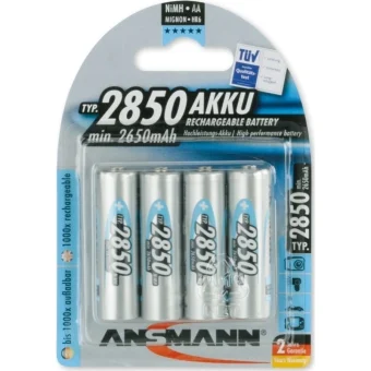 Ansmann Επαναφορτιζόμενες Μπαταρίες AA Ni-MH 2850mAh 1.2V 4τμχ 5035212