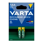 Varta Accu Phone Power Επαναφορτιζόμενες Μπαταρίες AAA Ni-MH 800mAh 2τμχ 58398101402 - Image 6