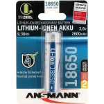 Ansmann Επαναφορτιζόμενη Μπαταρία 18650 Li-ion 2600mAh 3.6V 1τμχ 1307-0002