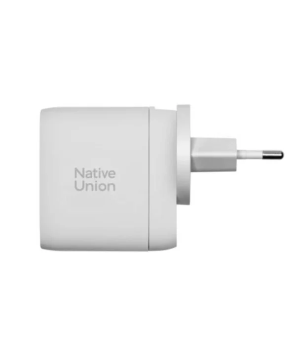 Native Union Φορτιστής Χωρίς Καλώδιο GaN με 2 Θύρες USB-A και Θύρα USB-C 67W Power Delivery Λευκός FAST-PD67-WHT-2CA