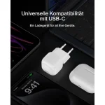Belkin Φορτιστής με Θύρα USB-C και Καλώδιο USB-C - USB-C 20W Power Delivery Λευκός (BOOST Charge) WCA009KQ1MWH-B6 - Image 6