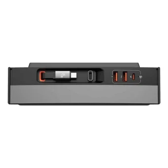 Baseus Tspace Series Φορτιστής Αυτοκινήτου 45W 22A με Θύρες: 2xUSB 2xType-C μαζί με Καλώδιο Type-C Μαύρο Χρώμα B00051300111-00