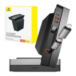 Baseus Tspace Series Φορτιστής Αυτοκινήτου 45W 22A με Θύρες: 2xUSB 2xType-C μαζί με Καλώδιο Type-C Μαύρο Χρώμα B00051300111-00 - Image 2