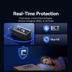 Baseus Φορτιστής GaN με 2 Θύρες USB-A και 2 Θύρες USB-C και Καλώδιο USB-C - USB-C 100W Power Delivery Μαύρος (P10162705112-00) - Image 7