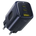 Baseus Φορτιστής Χωρίς Καλώδιο GaN με Θύρα USB-A και 2 Θύρες USB-C 67W Power Delivery Μαύρος (PicoGo AE11) E0121200 - Image 2