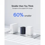 Baseus Φορτιστής Χωρίς Καλώδιο GaN με Θύρα USB-A και 2 Θύρες USB-C 67W Power Delivery Μαύρος (PicoGo AE11) E0121200 - Image 5