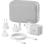 Alogic Φορτιστής GaN με Θύρα USB-A και 2 Θύρες USB-C και Καλώδιο USB-C - USB-C 100W Λευκός (Rapid Power) WCM3X100G - Image 3