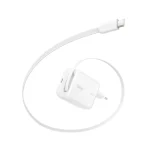 Belkin Φορτιστής GaN με Θύρα USB-C και Καλώδιο USB-C 67W Λευκός (UltraCharge) WCH022KQWH