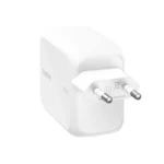 Belkin Φορτιστής GaN με Θύρα USB-C και Καλώδιο USB-C 67W Λευκός (UltraCharge) WCH022KQWH - Image 2